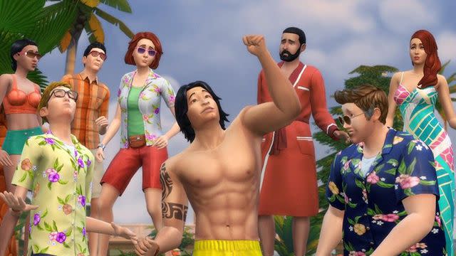 <p>Electronic Arts</p> The Sims 4.