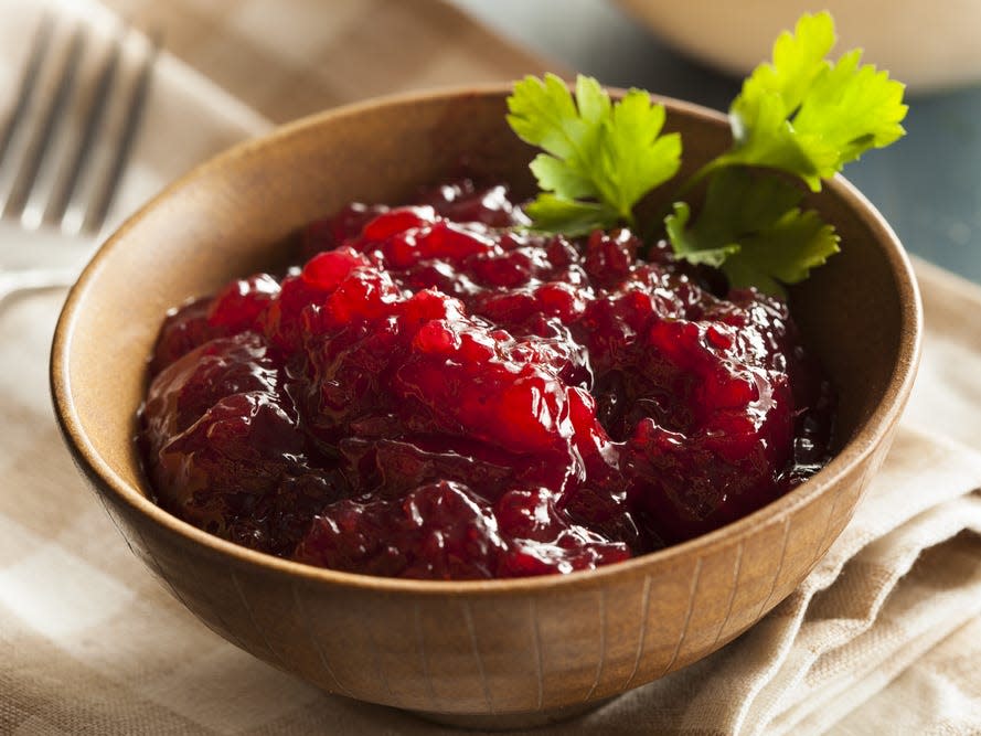 cranberry sauce