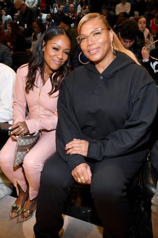 Kevin Mazur/Getty Latifah with partner Eboni Nichols