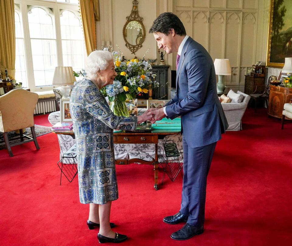 Queen Elizabeth II, Justin Trudeau