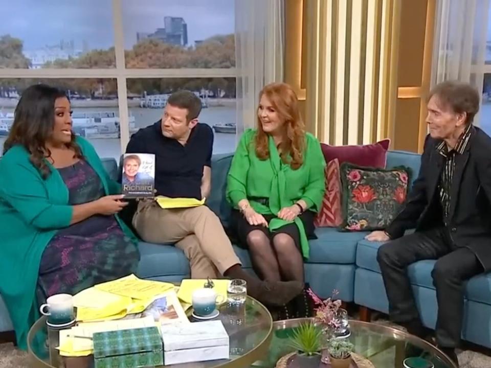 Alison Hammond shut down Cliff Richard’s ‘fat-shaming’ comments on ‘This Morning’ (ITV)