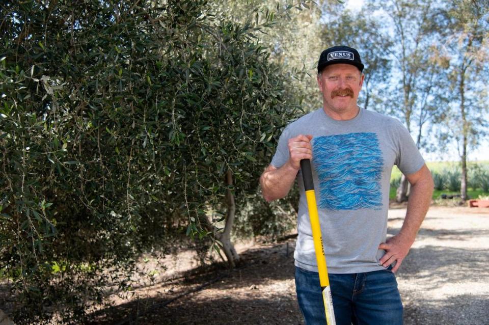 Sean Venus is a distiller from Venus Spirits of Santa Cruz that has ordered three tons of agave from Joe and Muller’s farm in Woodland.