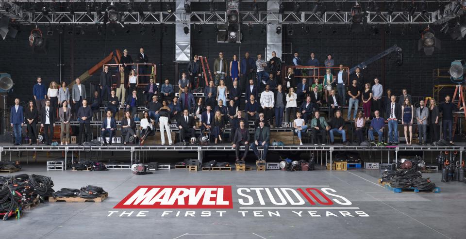 See practically every Marvel star ever come together for MCU’s 10th anniversary