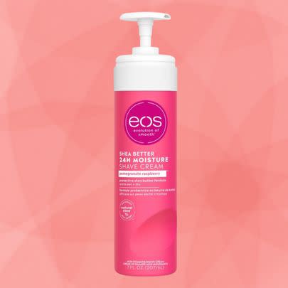 Eos Shea Better pomegranate raspberry shave cream