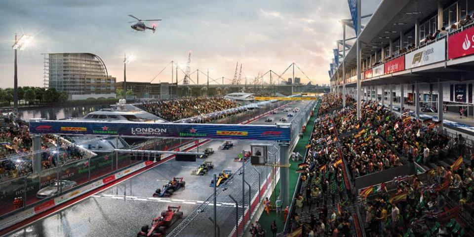 london grand prix rendering