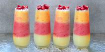 <p>Fruity 'n festive!</p><p>Get the recipe from <a href="https://www.delish.com/cooking/recipe-ideas/a43153/triple-layer-pina-coladas-recipe/" rel="nofollow noopener" target="_blank" data-ylk="slk:Delish.;elm:context_link;itc:0;sec:content-canvas" class="link ">Delish.</a></p>