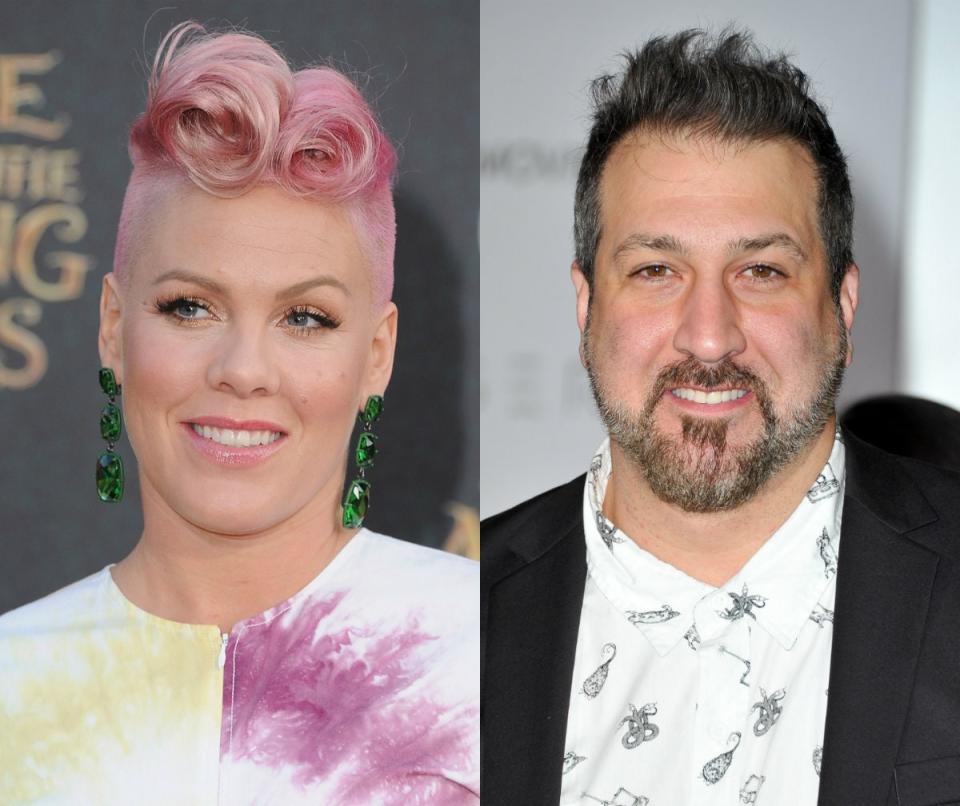 Pink and Joey Fatone