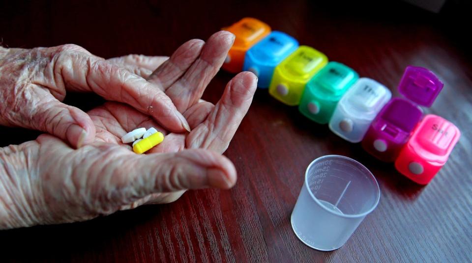 Some 15% of people in England are taking five or more medicines a day, with 7% on eight or more (PA) (PA Archive)