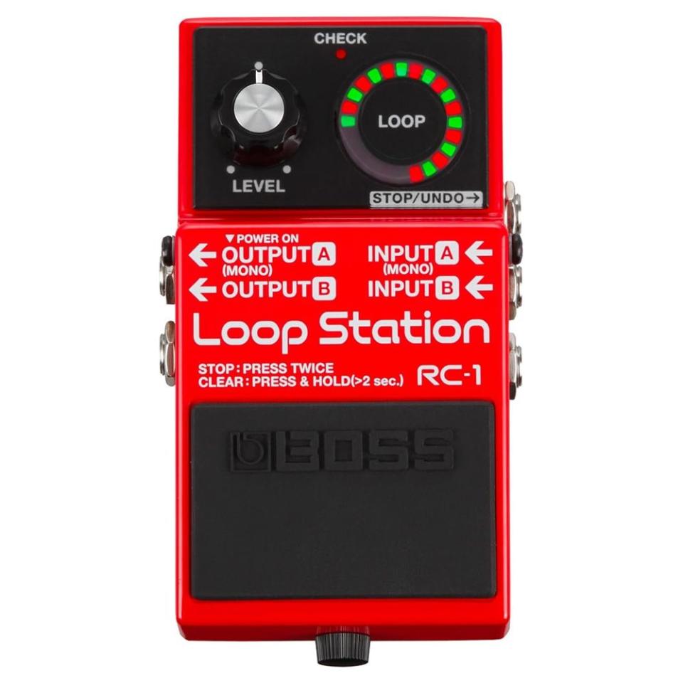 <p><a href="https://www.amazon.com/BOSS-RC-1-Boss-Loop-Station/dp/B00OB7K46I/?tag=syn-yahoo-20&ascsubtag=%5Bartid%7C2089.g.60510839%5Bsrc%7Cyahoo-us" rel="nofollow noopener" target="_blank" data-ylk="slk:Shop Now;elm:context_link;itc:0;sec:content-canvas" class="link ">Shop Now</a></p><p>RC1 Loop Station Looper Pedal</p><p>amazon.com</p><p>$114.00</p>