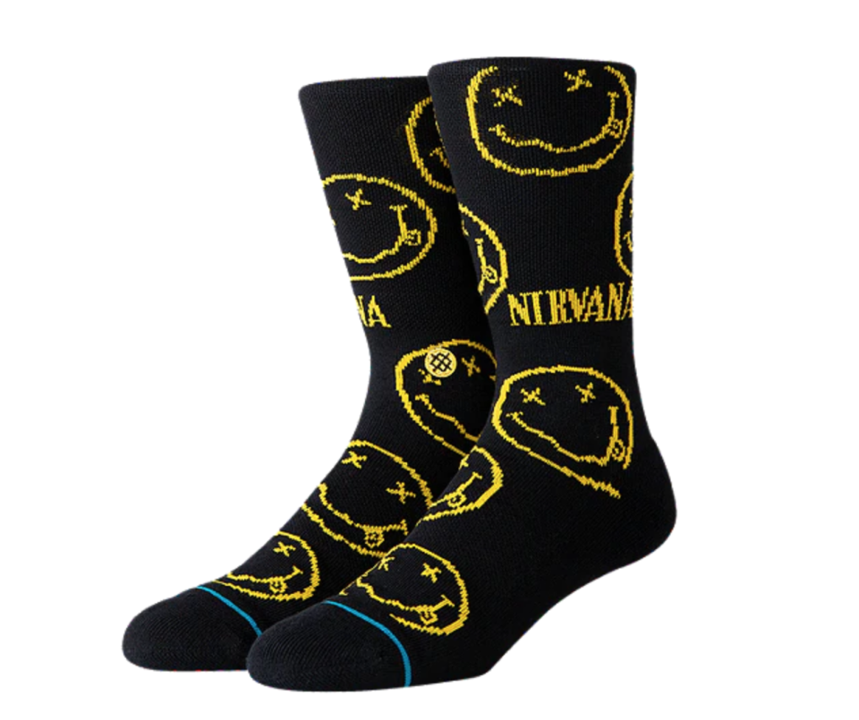 Stance Men's Nirvana Face Crew Socks. Image via Sport Chek.