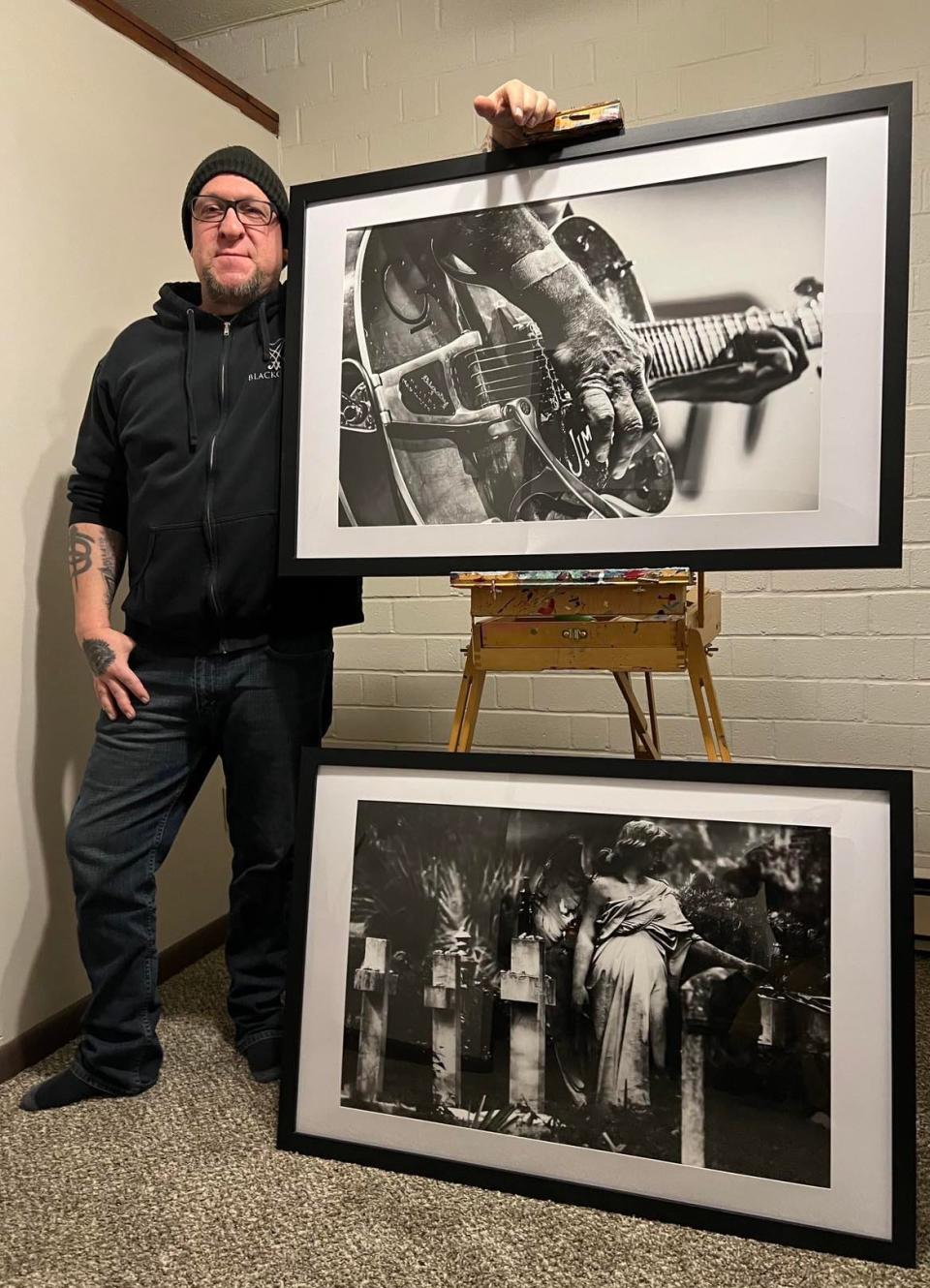 Canton-based photographer Josh Harris will have a solo art exhibition on Feb. 2 at The Hub Art Factory in downtown Canton. Subjects include rock concerts, and cemetery and street imagery.