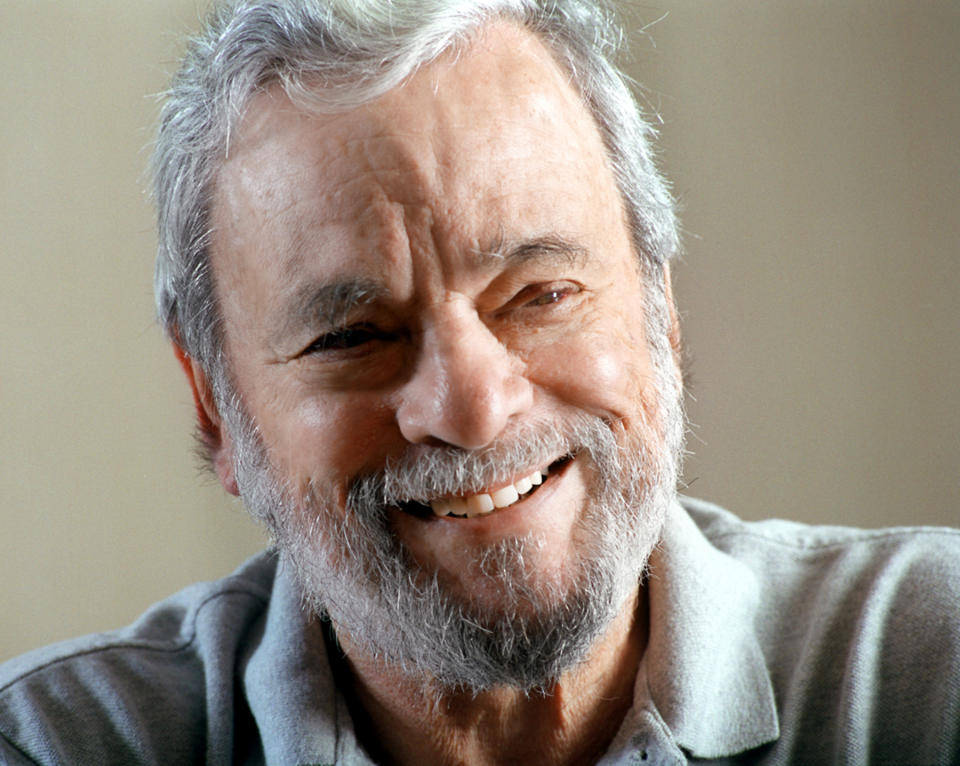 This image released by HBO shows Stephen Sondheim from "Six by Sondheim." A portrait of the legendary Broadway composer-lyricist whose works include "Company," "Sweeney Todd" and "Sunday in the Park with George." It was an exhilarating, illuminating look at artistic achievement. (AP Photo/HBO, Jerry Jackson)