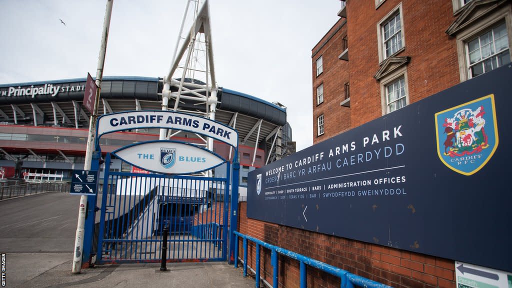 A general view of Cardiff Arms Park