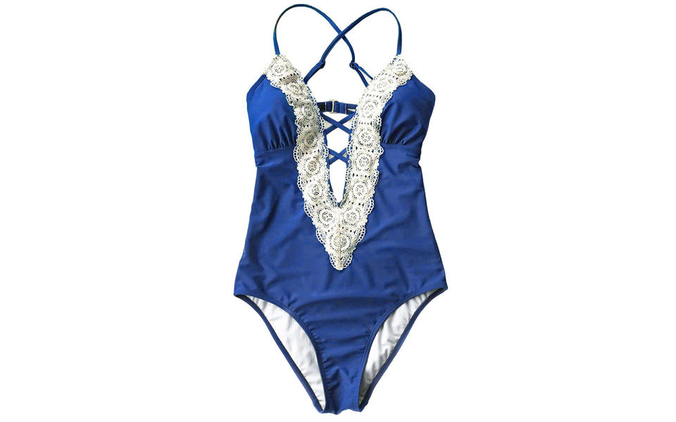 Cupshe Vintage Lace One-piece Swimsuit