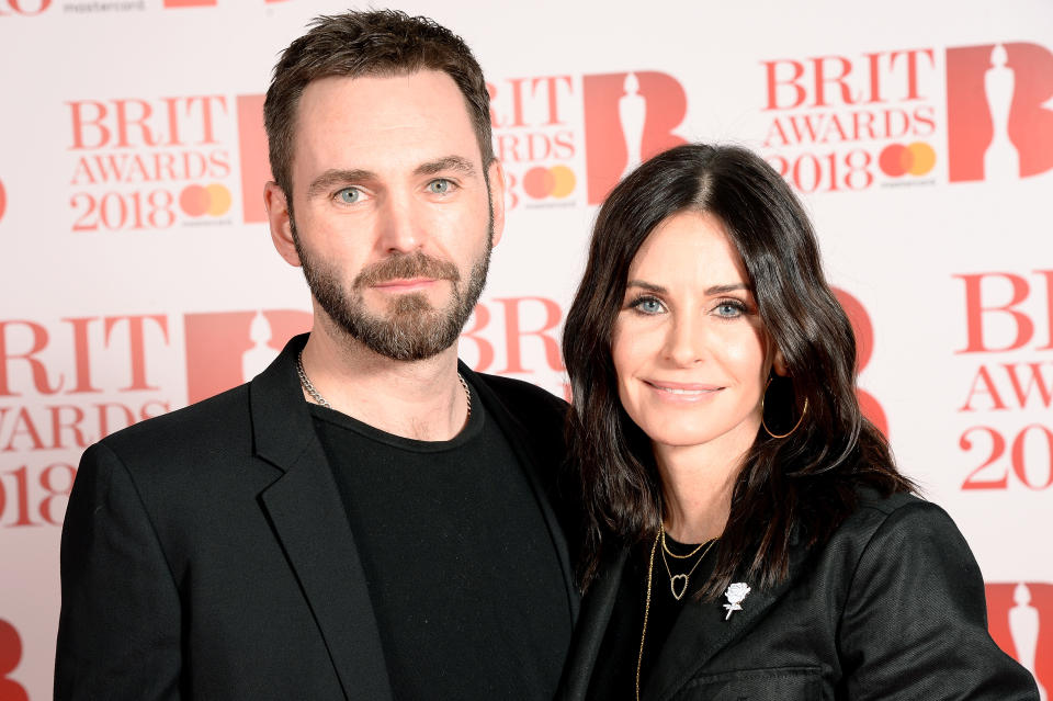 Courteney Cox and Johnny McDaid