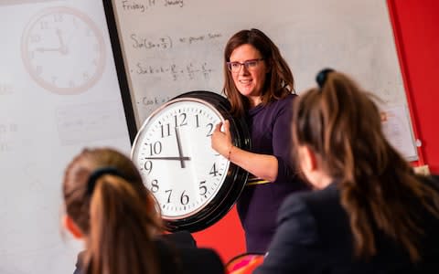 In a digital age school children are struggling to tell the time on traditional clock faces and watches - Credit: Stuart Nicol/The Telegraph