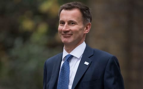 Jeremy Hunt became foreign secretary after Boris Johnson resigned in July - Credit: Jason Alden/Bloomberg