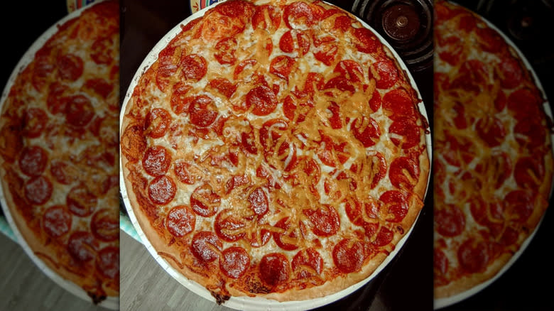whole pepperoni pizza