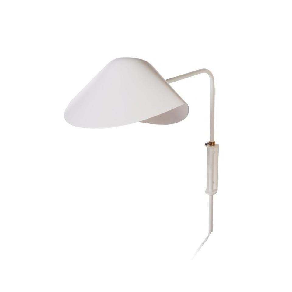 <a rel="nofollow noopener" href="https://www.overstock.com/Home-Garden/Hans-Andersen-Home-Enok-Metal-Wall-Sconce/11976930/product.html" target="_blank" data-ylk="slk:SHOP NOW;elm:context_link;itc:0;sec:content-canvas" class="link ">SHOP NOW</a>: Enok metal wall sconce in white by Hans Andersen Home, $222, overstock.com