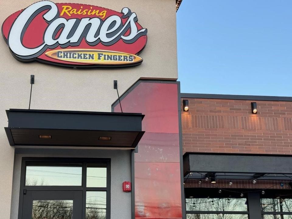 A Raising Cane's Chicken Fingers in Burlington Township, New Jersey.