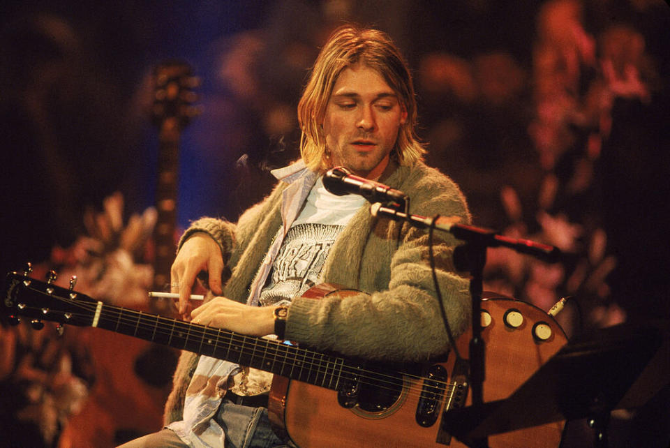 Kurt Cobain On 'MTV Unplugged'. Source: Getty
