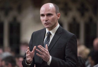 <span class="caption">Health Minister Jean-Yves Duclos is in charge of Canada’s decade-long national housing strategy.</span> <span class="attribution"><span class="source">THE CANADIAN PRESS/Adrian Wyld</span></span>