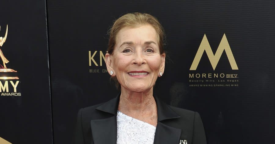 Judge Judy Sheindlin arrives at the 46th annual Daytime Emmy Awards in Pasadena, Calif., on May 5, 2019. Sheindlin sued the parent company of the National Enquirer and InTouch Weekly on Monday, May 13, 2024, for a story that she said falsely claimed that she was trying to help the Menendez brothers get a retrial after they were convicted of murdering their parents. (Photo by Richard Shotwell/Invision/AP, File)