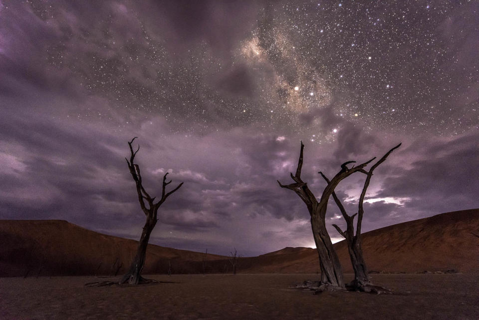 Time-lapse clouds