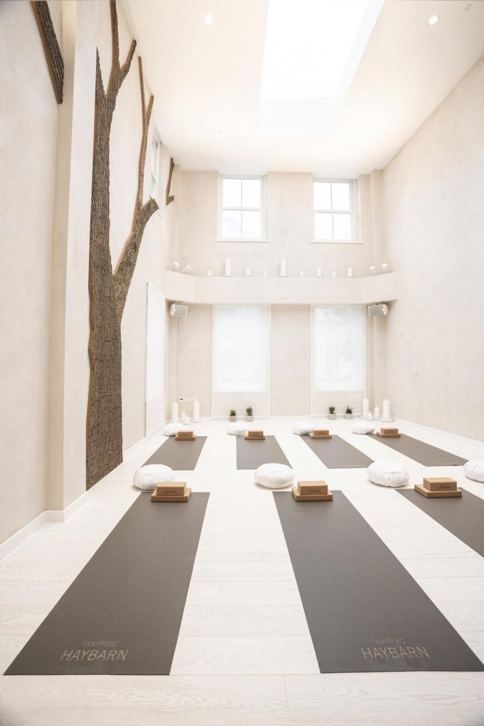 The luxe yoga studio (Bamford Haybarn)