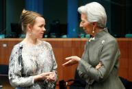 Eurozone Finance Ministers meeting in Brussels