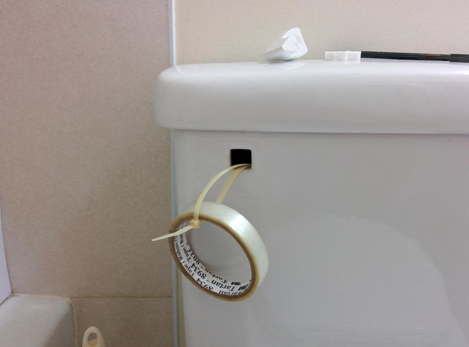 "I asked him to fix the toilet handle..."