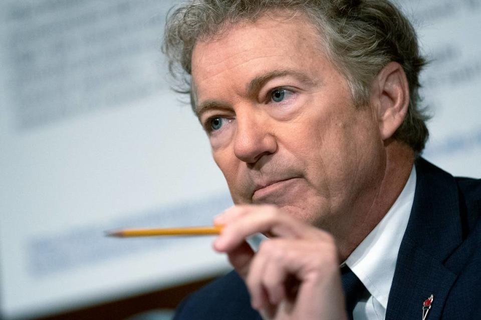 Sen. Rand Paul, R-Ky., spoke during a Senate Health, Education, Labor, and Pensions Committee hearing, Tuesday.