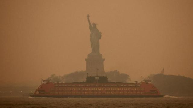 Canada wildfires: Tens of millions under air quality warnings as fires burn