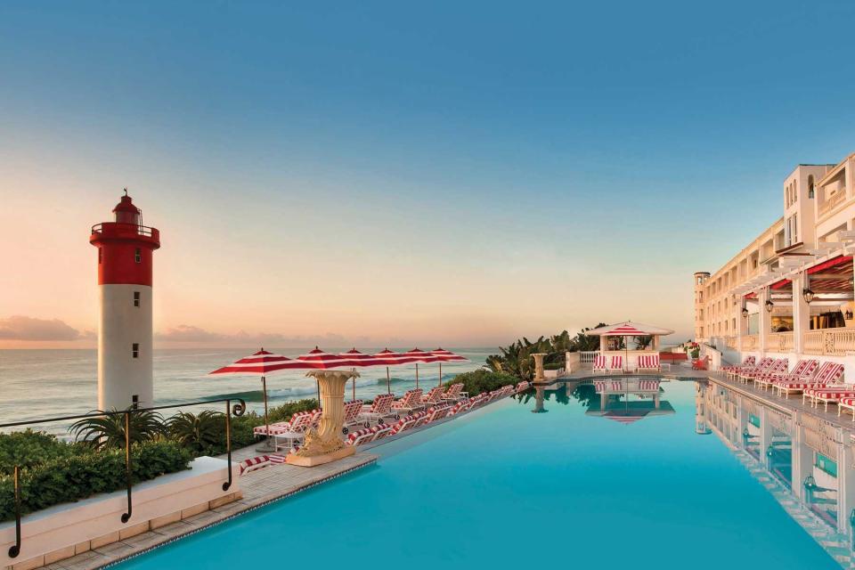 Pool at the Oyster Box hotel in South Africa