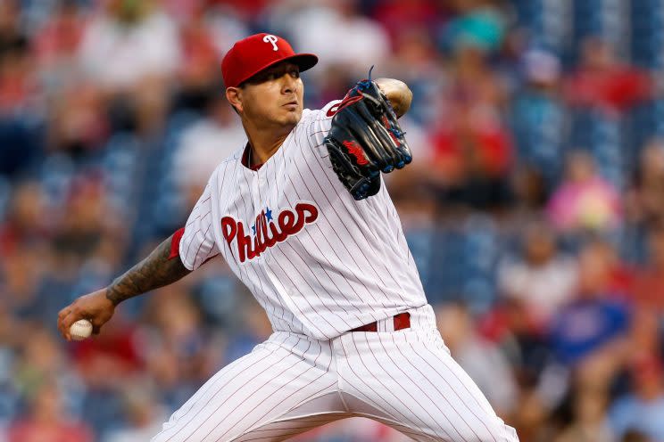 The Phillies could part with Vince Velasquez after just one season. (Getty Images/Brian Garfinkel)