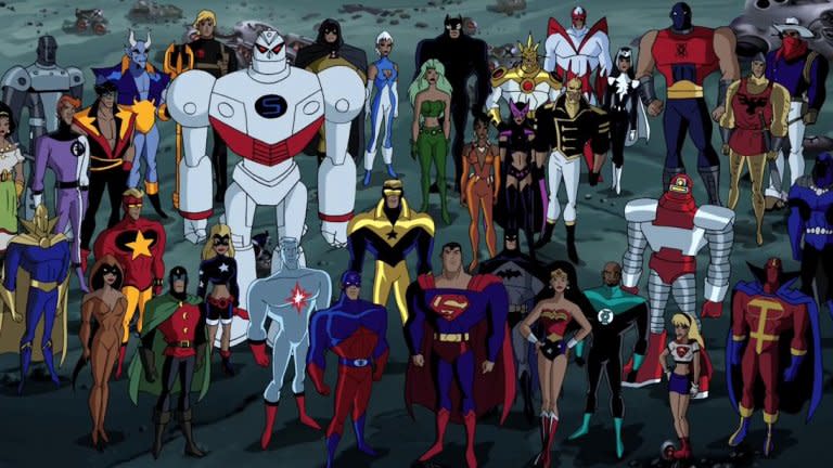 The animated JLU was a virtual army of superheroes.