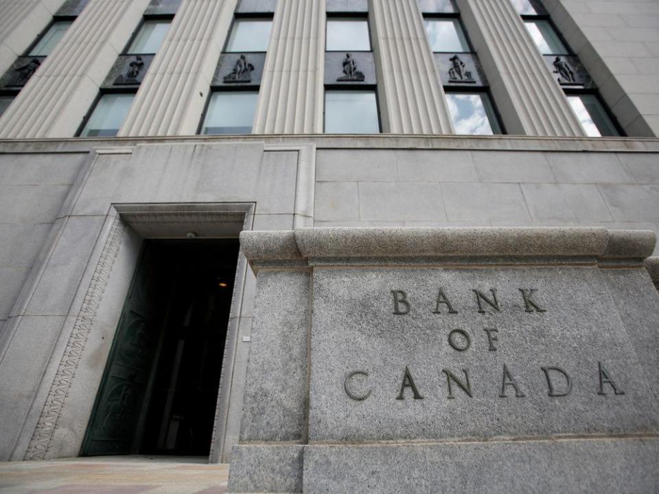  The Bank of Canada building in Ottawa.