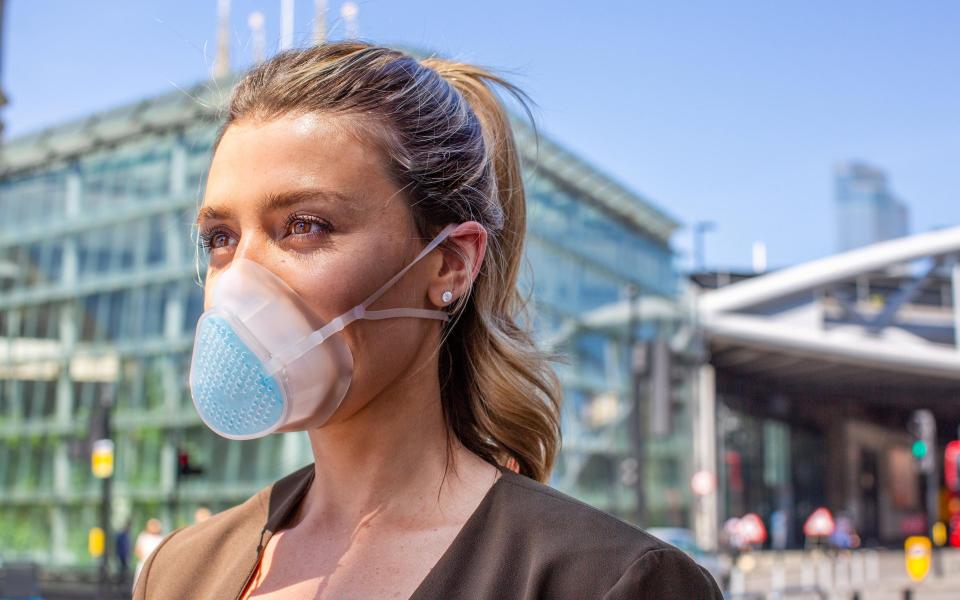 Breathe Happy's silicon mask has changeable filters - Breathe Happy