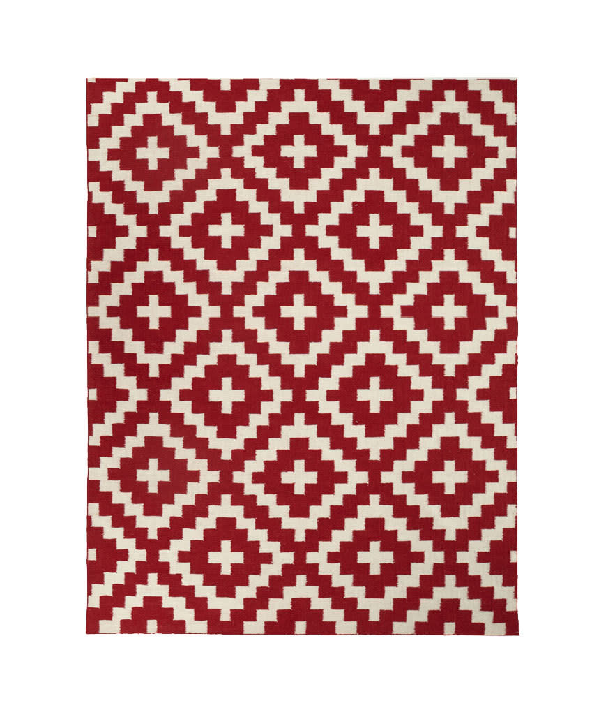 Aztec Chama Flatweave Rug, Horchow. 