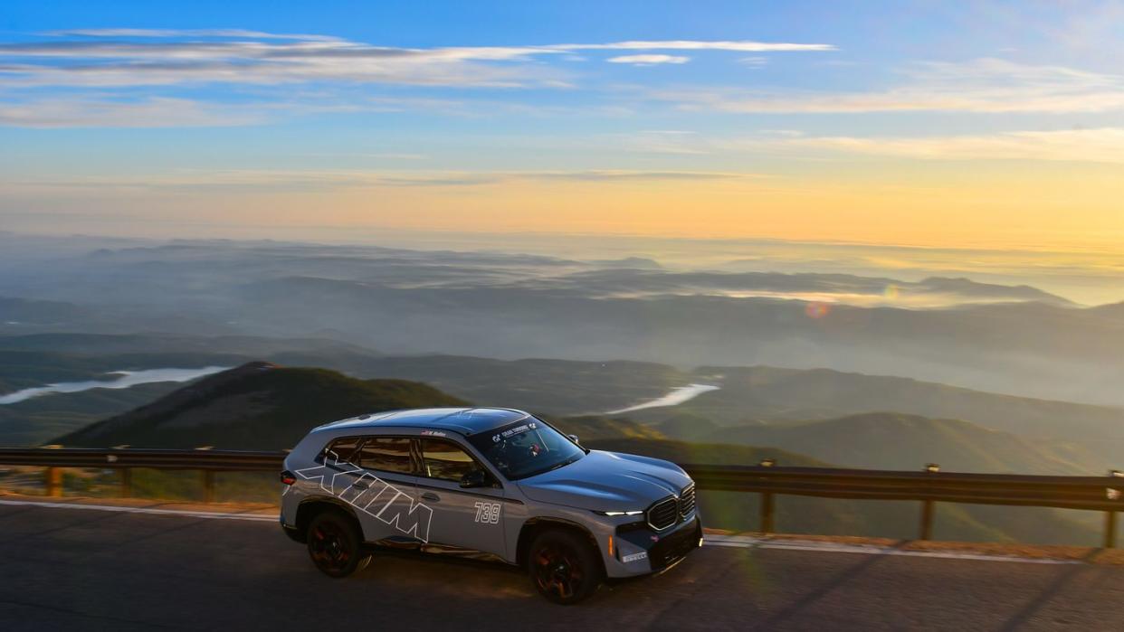 bmw xm label red pikes peak class record