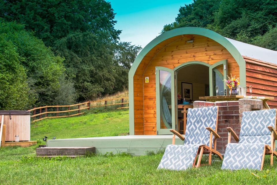 1) Hidden Wood Glamping, Corsley