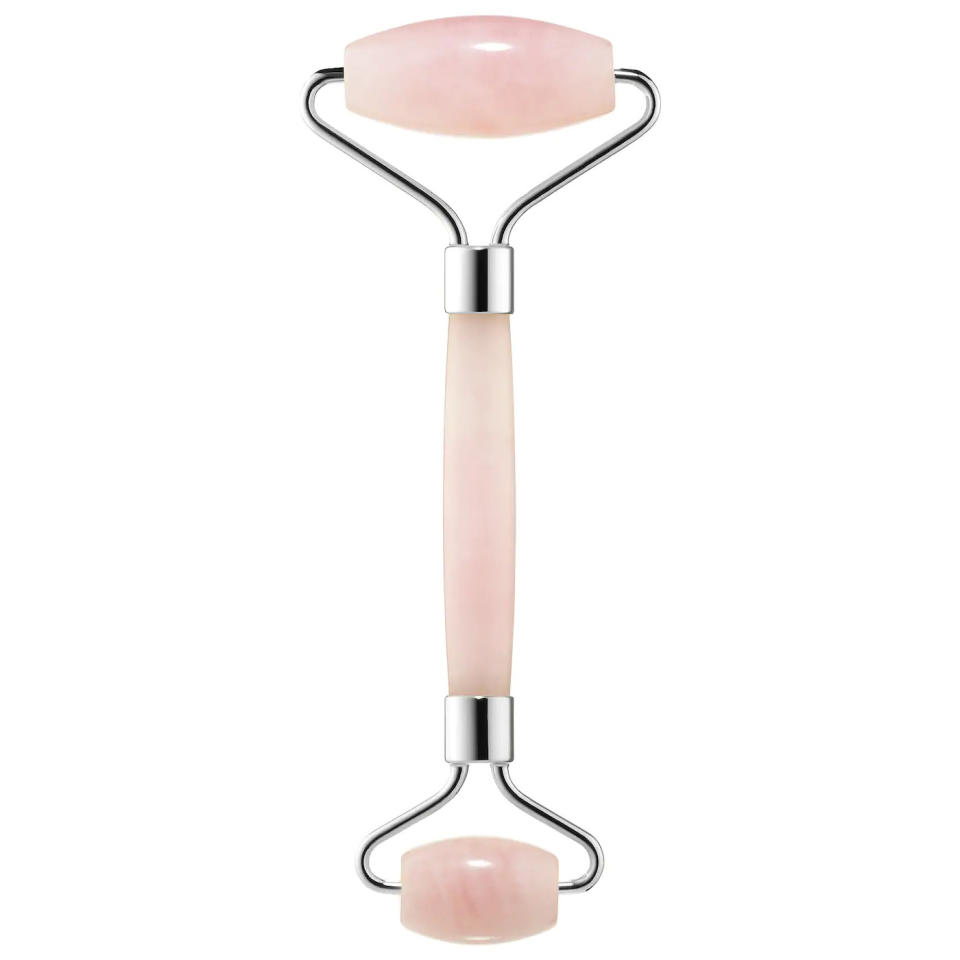 Sephora Collection Mini Rose Quartz Facial Roller. Image via Sephora