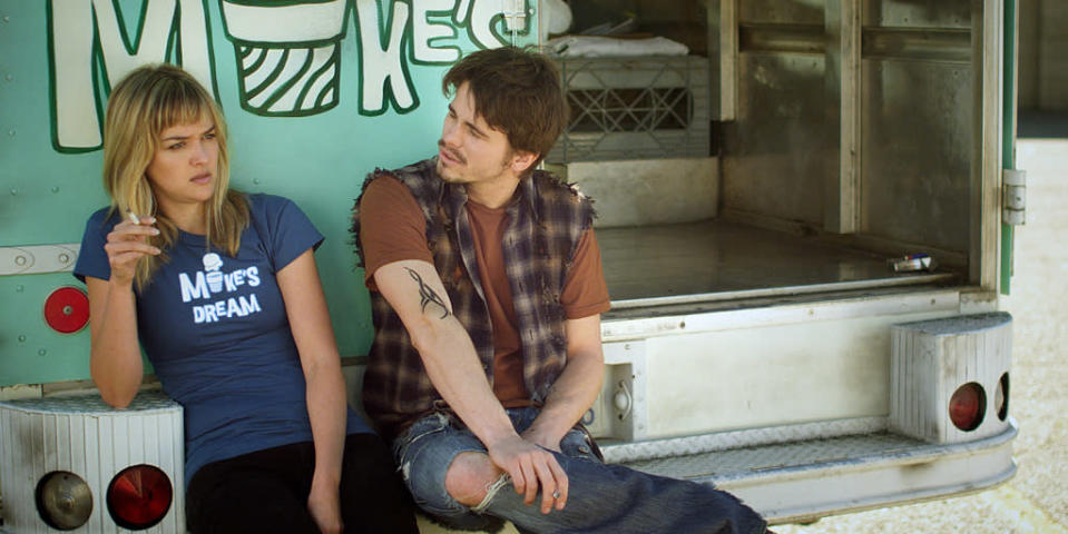 Jess Weixler and Jason Ritter in "Free Samples" - 2012