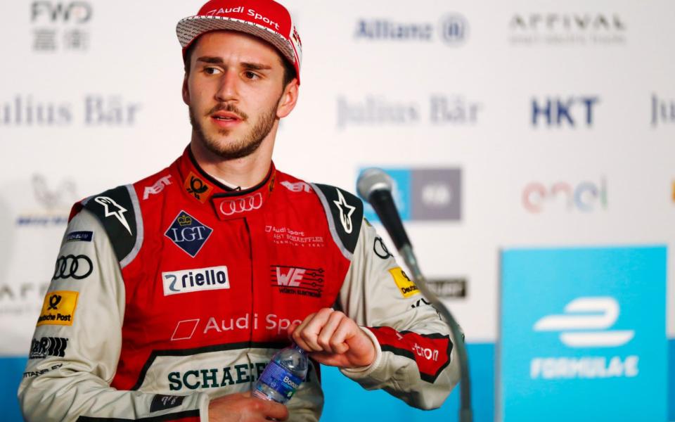 Abt drafted in pro sim racer Lorenz Hoerzing to take his place in Formula E's race at home series - GETTY IMAGES