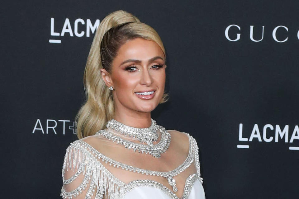 Paris Hilton Celebrates Her Birthday in a Colorful Tie-Dye Dress and ...