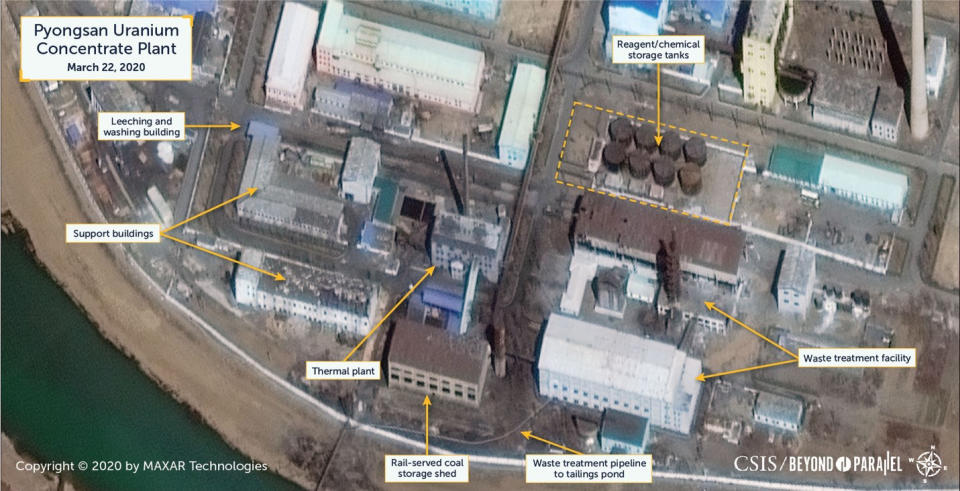 Image: Pyongsan Uranium Concentrate Plant (Maxar Technologies)