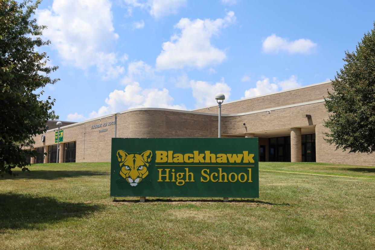 The exterior of Blackhawk High School, which serves several Beaver County communities.