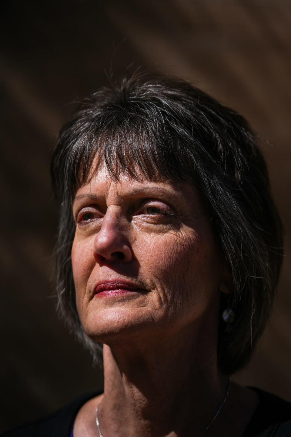 Lori Reynolds poses for a portrait on March 1, 2023, in Tucson. Reynolds has a doctorate in gerontology.