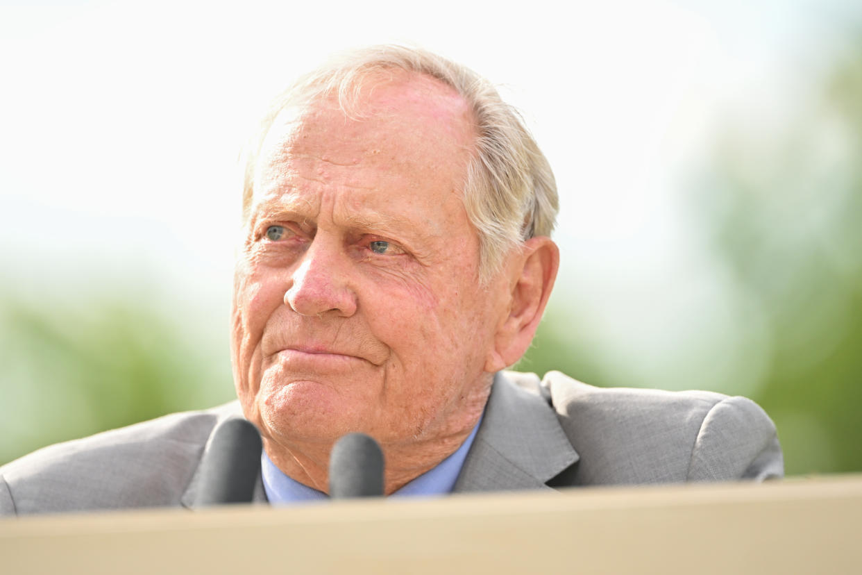 Jack Nicklaus at The Memorial in 2022. (Ben Jared/PGA TOUR via Getty Images)