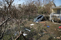 <p>Boats, cars and other debris clog waterways the Florida Keys two days after Hurricane Irma slammed into the state Sept. 12, 2017 in Marathon, Fla. (Photo: Chip Somodevilla/Getty Images) </p>